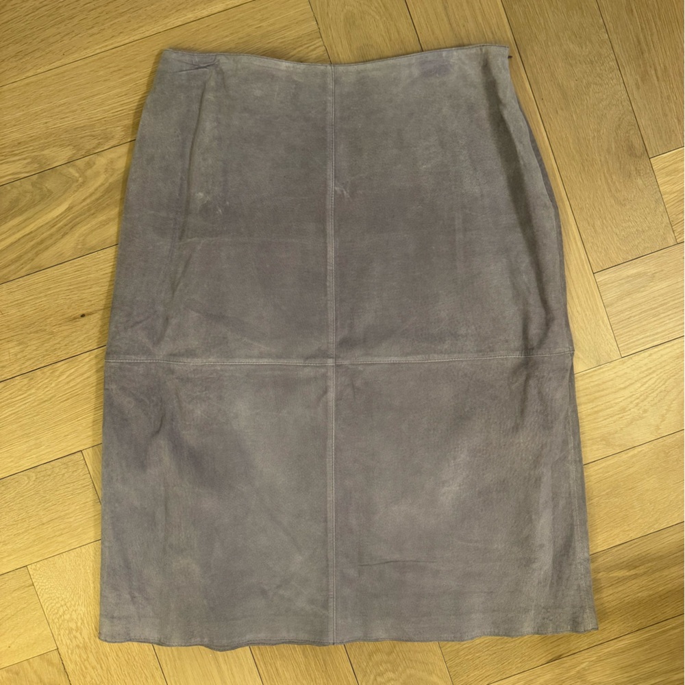 GORGEOUS real leather brooks brother skirt size 10